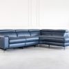 Barclay Sectional in Midnight Blue, Angle, SR