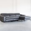 Barclay Small Sectional in Charcoal Grey, Angle, SR