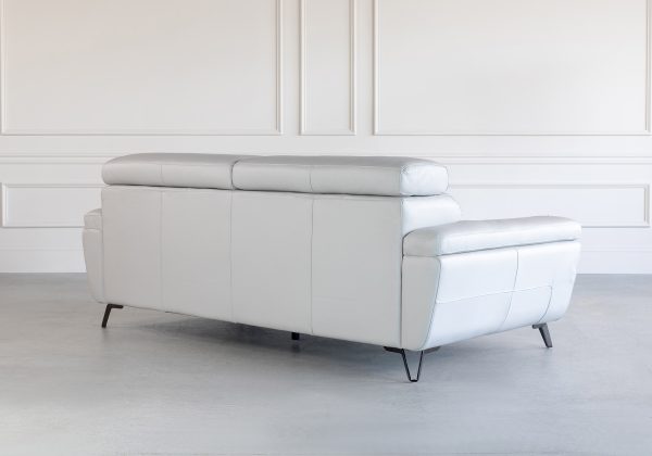 Dawson Sofa in Silver, Back