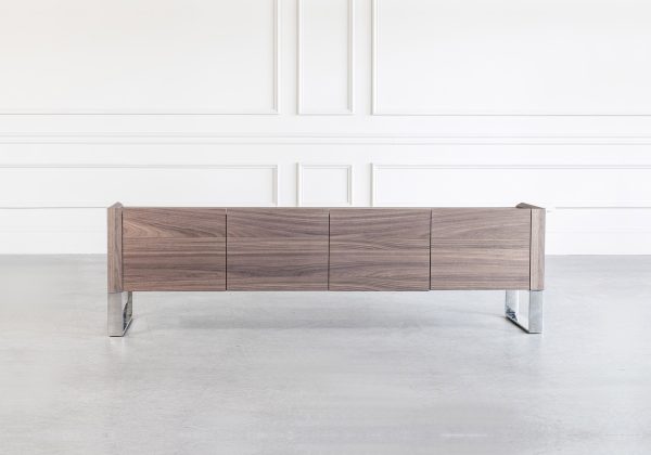 Ellen TV Unit in Walnut, Front, Featured