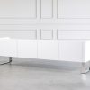 Ellen TV Unit in White, Angle