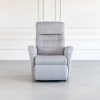 Queen Power Lift Recliner in Ultra Nickel, Front