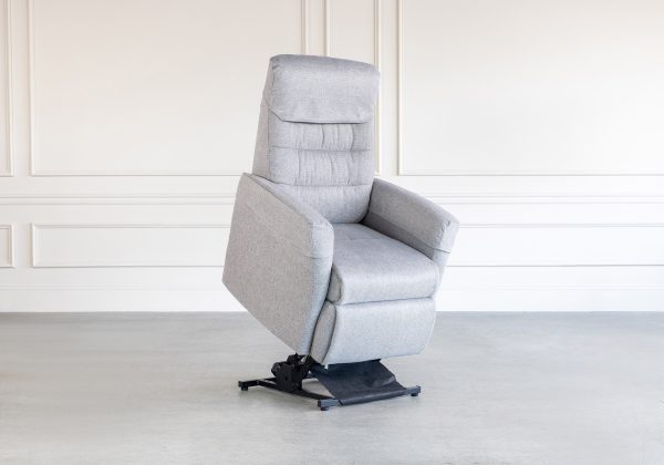 Queen Power Lift Recliner in Ultra Nickel, Lift Function