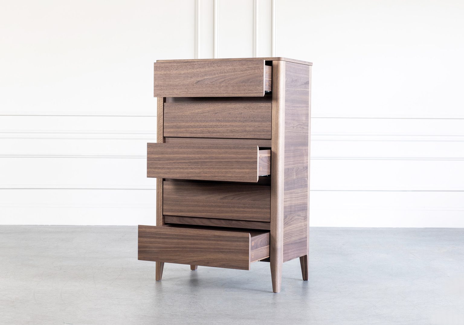 Sonja Chest Walnut Angle Open