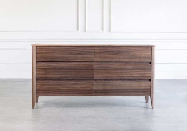 Sonja Double Dresser in Walnut, Front