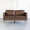 Wayne Loveseat in Coffee, Front