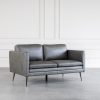 Wayne Loveseat in Grey, Angle