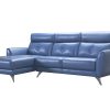 Hans Sectional in Rio Blue, Angle, SL