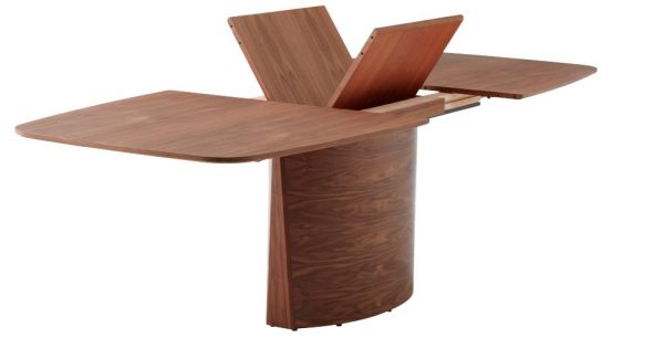 SM116 in Walnut, Angle, Open Leaf 1