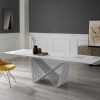Diane Dining Table, White, Style
