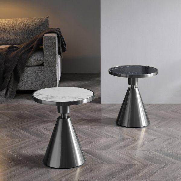 Side on sale table steel