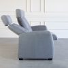 Nordic FS83 Sofa Echo in Charcoal, Recline, Side