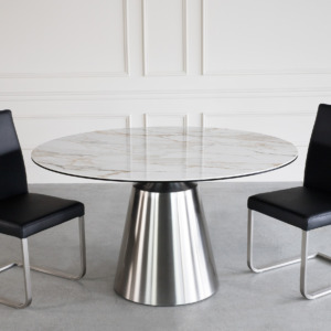 Randy Dining Table White Front Randy Dining Table White Front