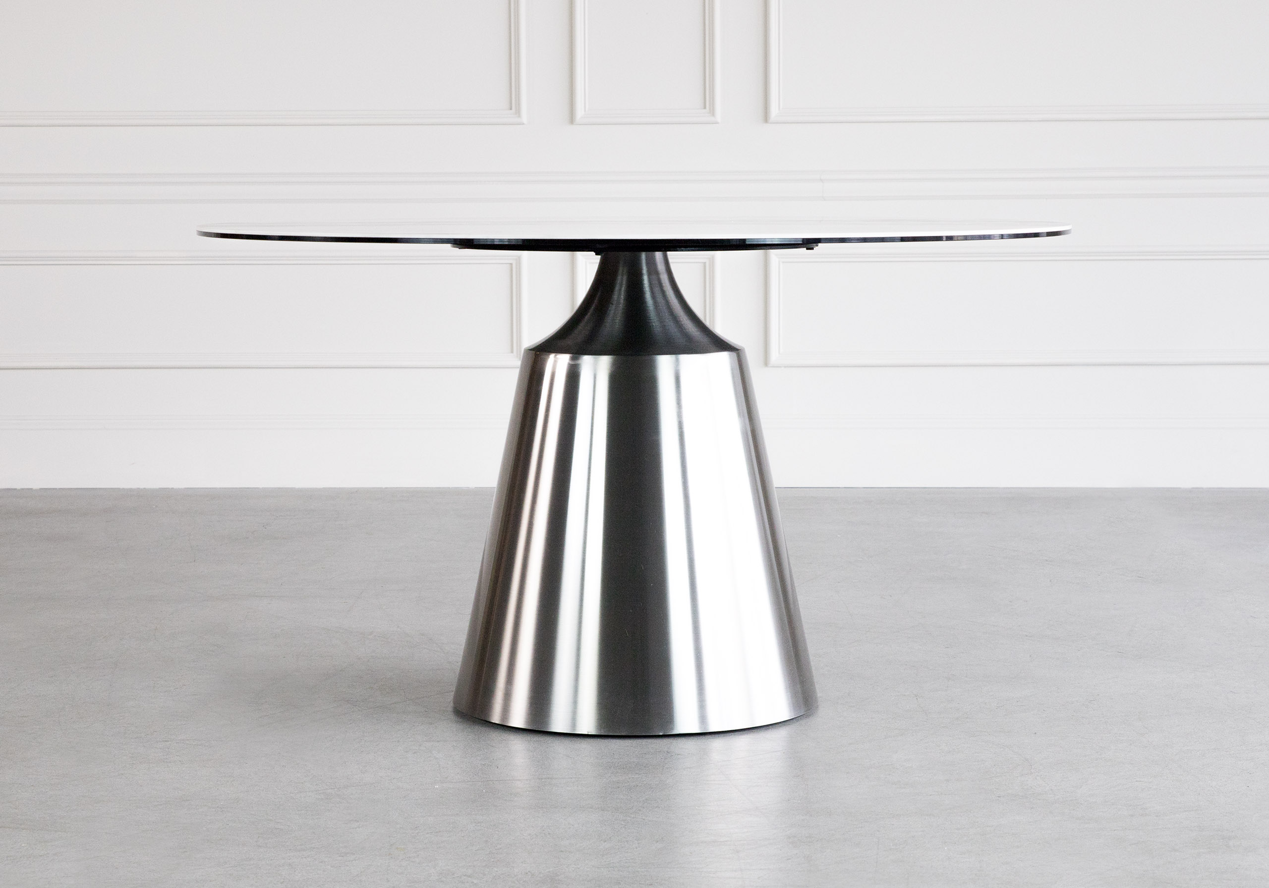 Randy Dining Table White Side