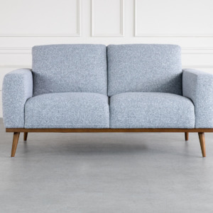 Safford Loveseat Grey Front Safford Loveseat Grey Front