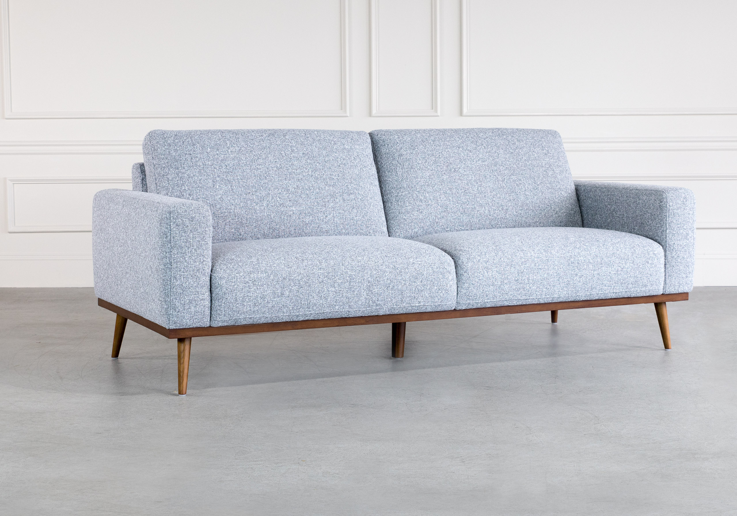 Safford Sofa Grey Angle Safford Sofa Grey Angle