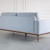 Safford Sofa in Grey, Back