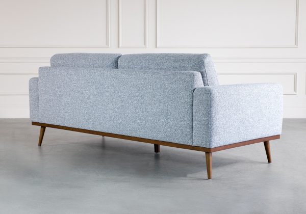 Safford Sofa in Grey, Back