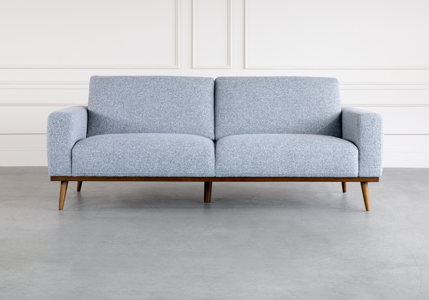 Safford Sofa Grey Front
