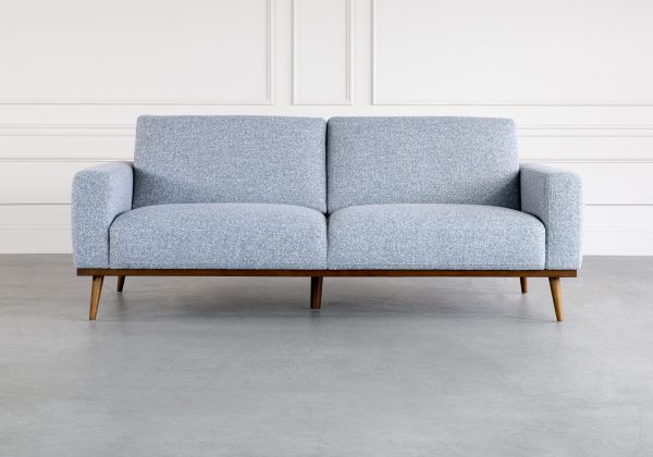 Safford Sofa in Grey, Front