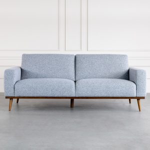 Safford Sofa in Grey, Front, Featured