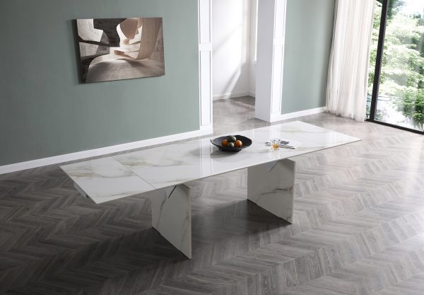 Zara Dining Table, White