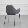 Zimmer Dark Grey Armchair - Back Zimmer Dark Grey Armchair - Back