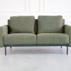 Baxter Loveseat in Forest, Front
