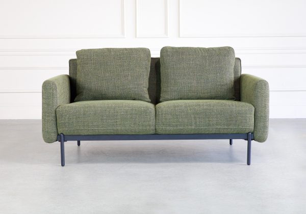 Baxter Loveseat in Forest, Front