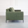 Baxter Loveseat in Forest, Side