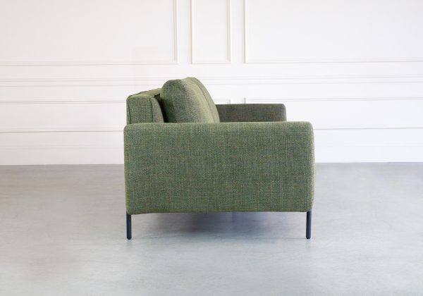 Baxter Loveseat in Forest, Side