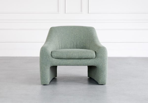 Bowie Chair in Green, Front