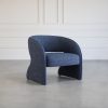 Eloy Chair in Blue, Angle