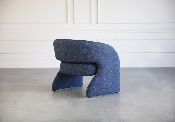 Eloy Chair in Blue, Back