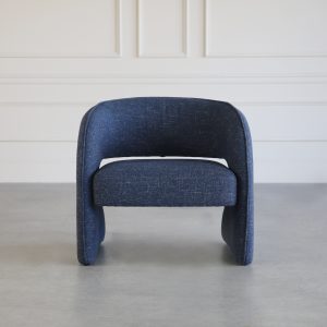 Eloy Chair in Blue, Front