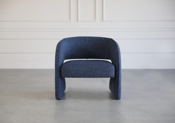 Eloy Chair in Blue, Front