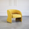 Eloy Chair in Mustard, Angle