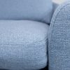 Glendale Loveseat in Blue Fabric, Detail