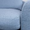Glendale Sofa in Blue Fabric, Detail