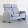 Nordic FS83 Loveseat Echo in Charcoal, Angle