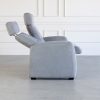 Nordic FS83 Loveseat Echo in Charcoal, Recline, Side