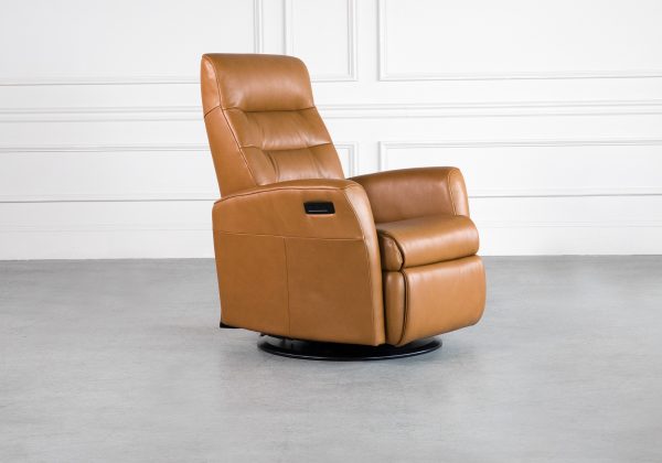 QueenGX Recliner in Saddle, Angle