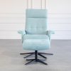Space-3600S Recliner in Mint-BLK-Front