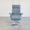 Space-3600S Recliner in Slate, Front