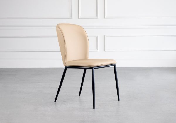 Arlo Dining Chair in Camel, Angle