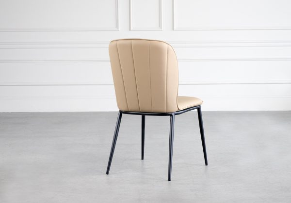 Arlo-Dining Chair in Camel, Back