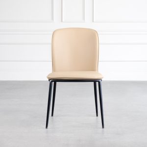 Arlo Dining Chair Camel, Front