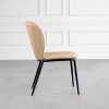 Arlo Dining Chair in Camel, Side