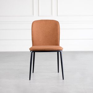Arlo Dining-Chair in Copper, Front