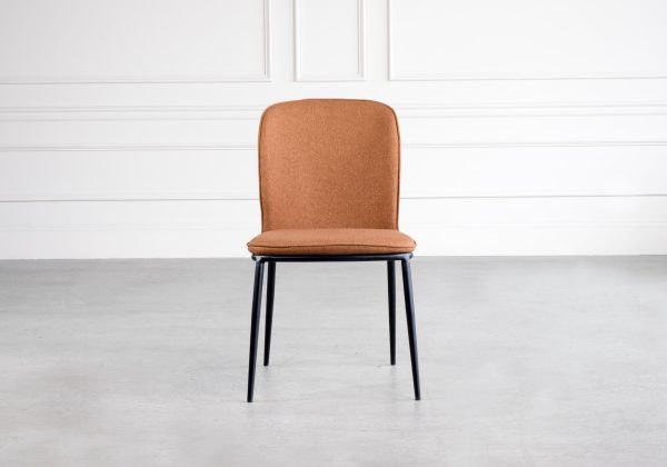 Arlo Dining-Chair in Copper, Front